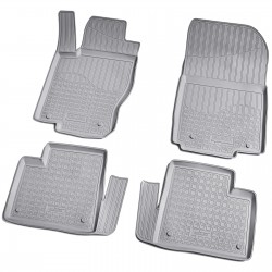 Set de 4 covorase gri cauciuc 3D stil tavita premium pentru M/GLE-Class W166, GL, GLS X166, GLE Coupe C292
