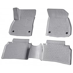 Set de 5 covorase gri cauciuc 3D stil tavita premium pentru Opel Insignia B din 2017