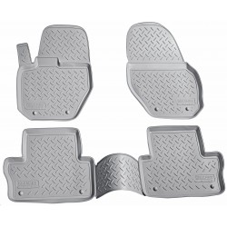 Set de 4 covorase gri cauciuc 3D stil tavita premium pentru Volvo XC60 2008-2017