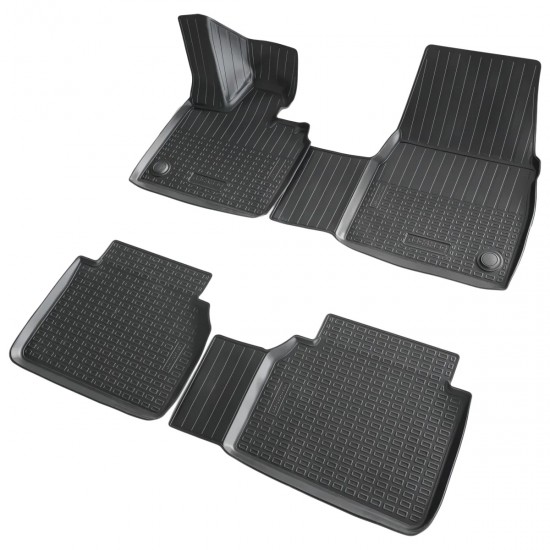 Set de 4 covorase cauciuc 3D stil tavita premium pentru BMW i3 din 2013-2022