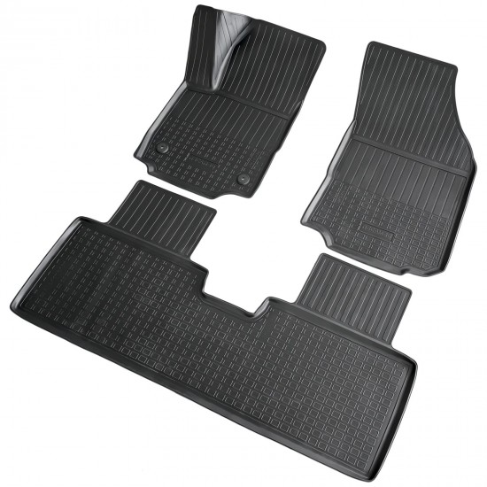 Set de covorase cauciuc 3D stil tavita premium pentru Chevrolet Equinox III, 3 din 2017-2024