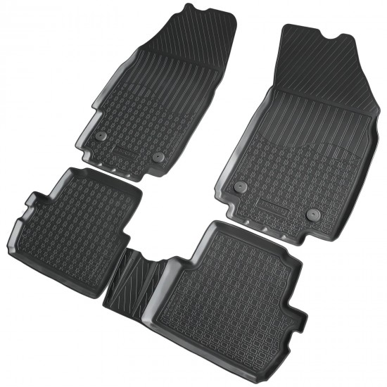 Set de 4 covorase cauciuc 3D stil tavita premium pentru Chevrolet Spark M300 din 2010-2022
