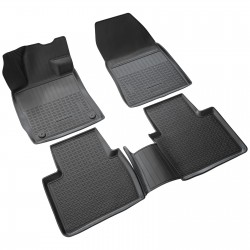 Set de 4 covorase cauciuc 3D stil tavita premium pentru Citroen C5 X din 2021