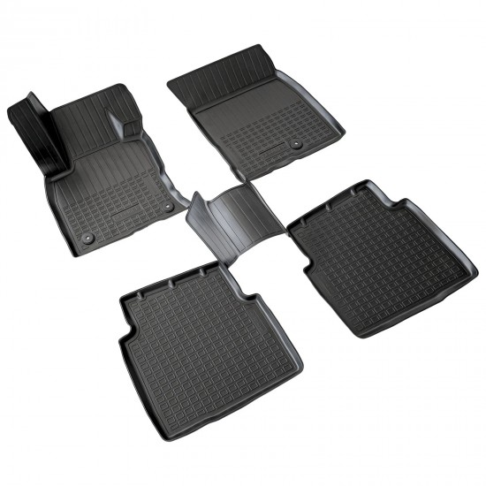 Set de 5 covorase din cauciuc 3D stil tavita premium pentru Ford Kuga III din 2019