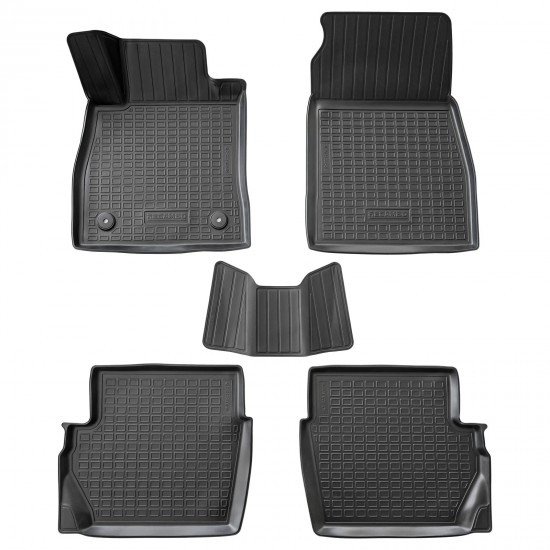 Set de 5 covorase cauciuc 3D stil tavita premium pentru Ford Puma II din 2019
