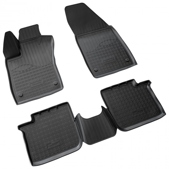 Set de 4 covorase cauciuc 3D stil tavita premium pentru Dodge Neon din 2016-2021, Fiat TIpo/Agea Berlina din 2015