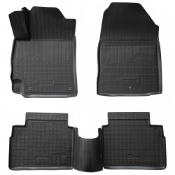 Set de 4 covorase cauciuc 3D stil tavita premium pentru Hyundai Elantra VI din 2015-2020