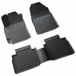 Set de 4 covorase cauciuc 3D stil tavita premium pentru Hyundai Elantra VI din 2015-2020