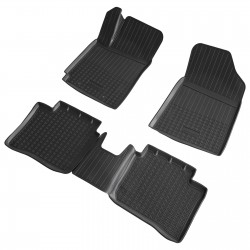 Set de 4 covorase cauciuc 3D stil tavita premium pentru Hyundai i10 III, 3 din 2019