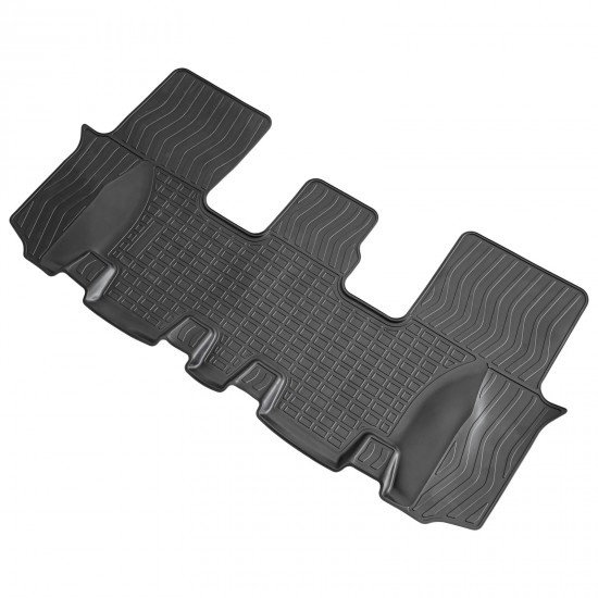 Covoras cauciuc 3D stil tavita premium pentru Hyundai Santa Fe cu 7 locuri din 2020-2024 al 3 lea rand de scaune