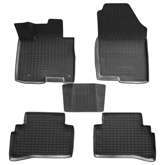 Set de 4 covorase cauciuc 3D stil tavita premium pentru Hyundai Tucson IV NX4 din 2020