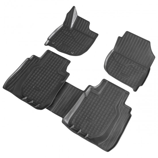 Set de 4 covorase cauciuc 3D stil tavita premium pentru Honda HR-V II,2 din 2015-2022