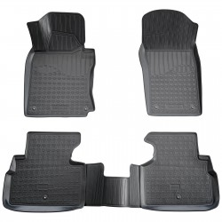 Set de 4 covorase cauciuc 3D stil tavita premium pentru Infiniti Q50 din 2013-2024