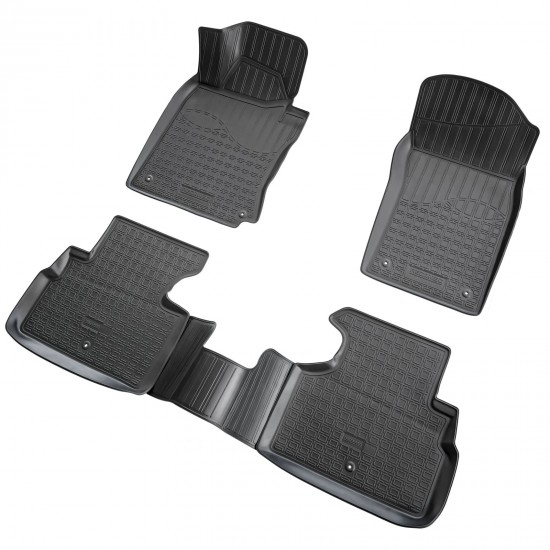 Set de 4 covorase cauciuc 3D stil tavita premium pentru Infiniti Q50 din 2013-2024