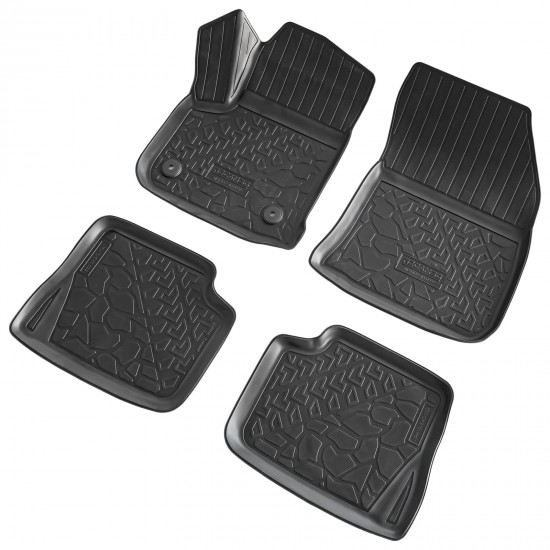 Set de 4 covorase cauciuc 3D stil tavita premium pentru Jeep Avenger Electric din 2023