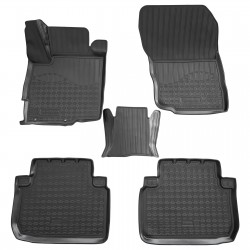 Set de 4 covorase cauciuc 3D stil tavita premium pentru Mitsubishi Eclipse Cross din 2018-2025, fara PHEV