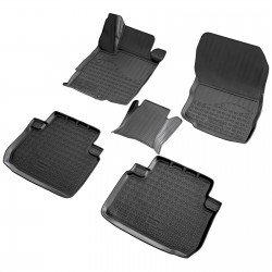Set de 4 covorase cauciuc 3D stil tavita premium pentru Mitsubishi Eclipse Cross din 2018-2025, fara PHEV
