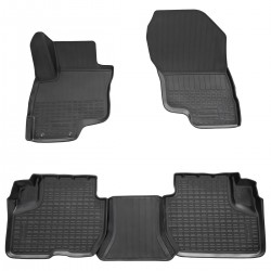Set de 4 covorase cauciuc 3D stil tavita premium pentru Mitsubishi Eclipse Cross Plug in Hybrid(PHEV) din 2018-2025