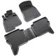 Set de 4 covorase cauciuc 3D stil tavita premium pentru Mitsubishi Pajero IV V80, V90 din 2007-2021