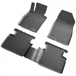 Set de 4 covorase cauciuc 3D stil tavita premium pentru Mazda 3 din 2013-2019