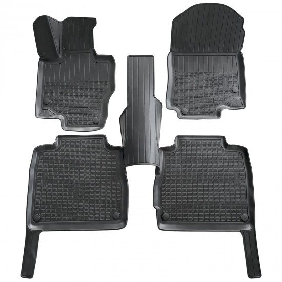 Set de 4 covorase cauciuc 3D stil tavita premium pentru Mercedes GLS II X167 din 2019
