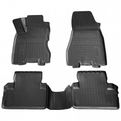 Set de 4 covorase cauciuc 3D stil tavita premium pentru Nissan X-Trail T31 din 2007-2014