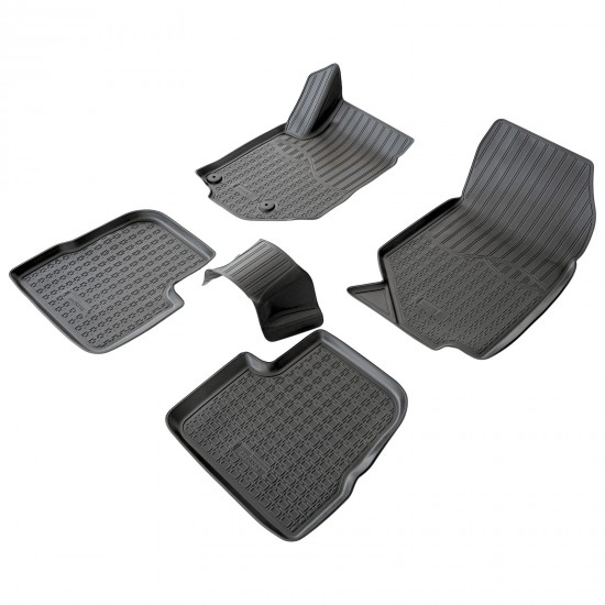 Set de 5 covorase din cauciuc 3D stil tavita premium pentru Opel Corsa F din 2019