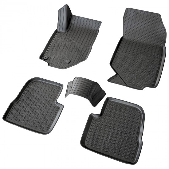 Set de 5 covorase din cauciuc 3D stil tavita premium pentru Opel Corsa F din 2019