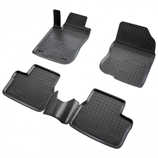 Set de 4 covorase cauciuc 3D stil tavita premium pentru Peugeot 2008 I din 2013-2019