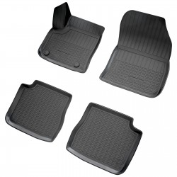 Set de 4 covorase cauciuc 3D stil tavita premium pentru Peugeot e-2008