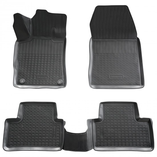 Set de 4 covorase cauciuc 3D stil tavita premium pentru Peugeot 308 III, 3 hatchback din 2021