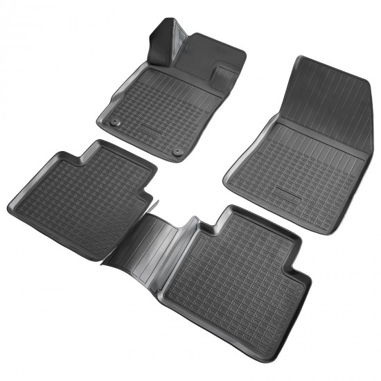 Set de 4 covorase cauciuc 3D stil tavita premium pentru Peugeot 408 III din 2022