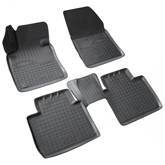 Set de 5 covorase cauciuc 3D stil tavita premium pentru Peugeot 508 II din 2018-2025