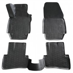 Set de 4 covorase cauciuc 3D stil tavita premium pentru Renault Captur din 2013-2019