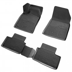 Set de 4 covorase cauciuc 3D stil tavita premium pentru Renault Clio din V din 2019