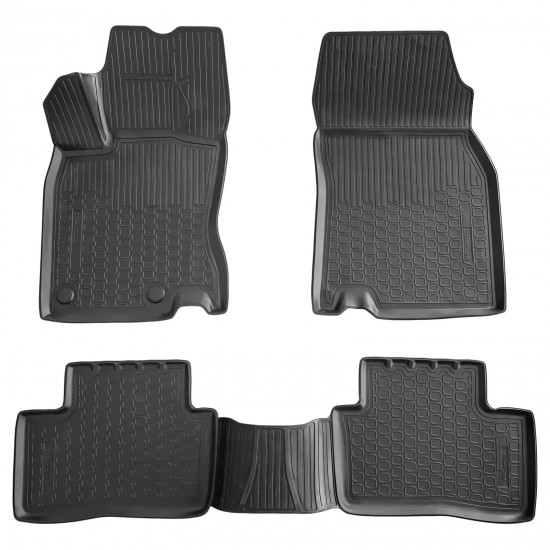 Set de 4 covorase cauciuc 3D stil tavita premium pentru Renault Kadjar din 2015-2022