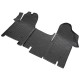 Set de 2 covorase cauciuc 3D stil tavita premium pentru Renault Master III, Opel Movano B, Nissan NV400 Interstar cu 3 locuri