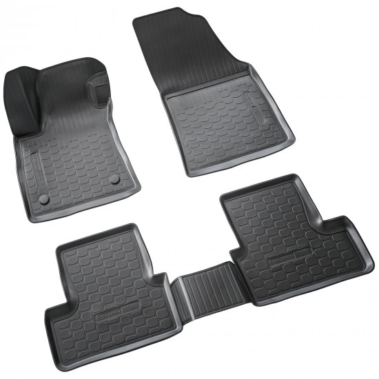 Set de 5 covorase cauciuc 3D stil tavita premium pentru Renault Megane IV din 2016