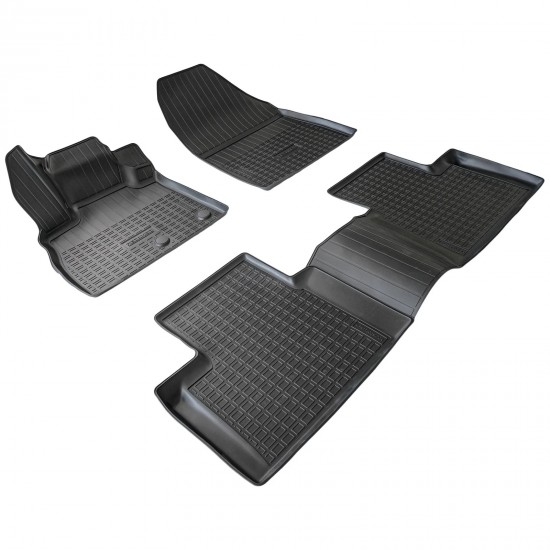 Set de 5 covorase cauciuc 3D stil tavita premium pentru Renault Scenic IV, 4 din 2016-2023