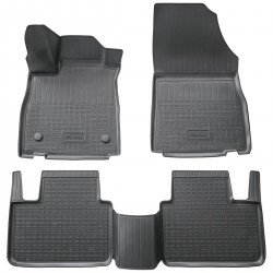 Set de 4 covorase cauciuc 3D stil tavita premium pentru Renault Talisman din 2015-2022