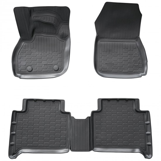 Set de 4 covorase cauciuc 3D stil tavita premium pentru Renault Zoe din 2012-2024