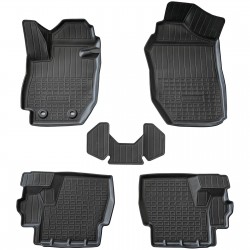 Set de 5 covorase cauciuc 3D stil tavita premium pentru Suzuki Jimny Automat din 2018-2021
