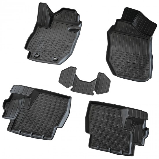 Set de 5 covorase cauciuc 3D stil tavita premium pentru Suzuki Jimny Automat din 2018-2021