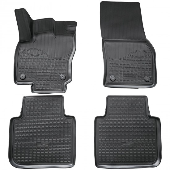Set de 4 covorase cauciuc 3D stil tavita premium pentru Seat Tarraco din 2018-2024