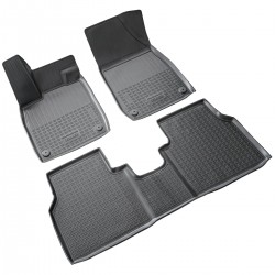 Set de 4 covorase cauciuc 3D stil tavita premium pentru Skoda Enyaq din 2020