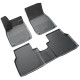 Set de 4 covorase cauciuc 3D stil tavita premium pentru Skoda Enyaq din 2020