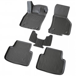 Set de 5 covorase cauciuc 3D stil tavita premium pentru Skoda Octavia IV, 4 din 2019