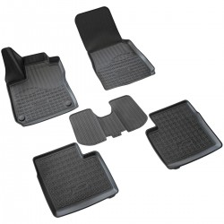 Set de 5 covorase cauciuc 3D stil tavita premium pentru Renault Twingo III din 2014-2024