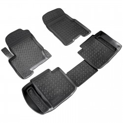 Set de 4 covorase cauciuc 3D stil tavita premium pentru SsangYong Korando din 2003-2006 cu 3 usi