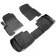 Set de 4 covorase cauciuc 3D stil tavita premium pentru SsangYong Korando din 2003-2006 cu 3 usi